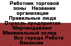 Работник торговой зоны › Название организации ­ Правильные люди › Отрасль предприятия ­ Мерчендайзинг › Минимальный оклад ­ 30 000 - Все города Работа » Вакансии   . Архангельская обл.,Архангельск г.